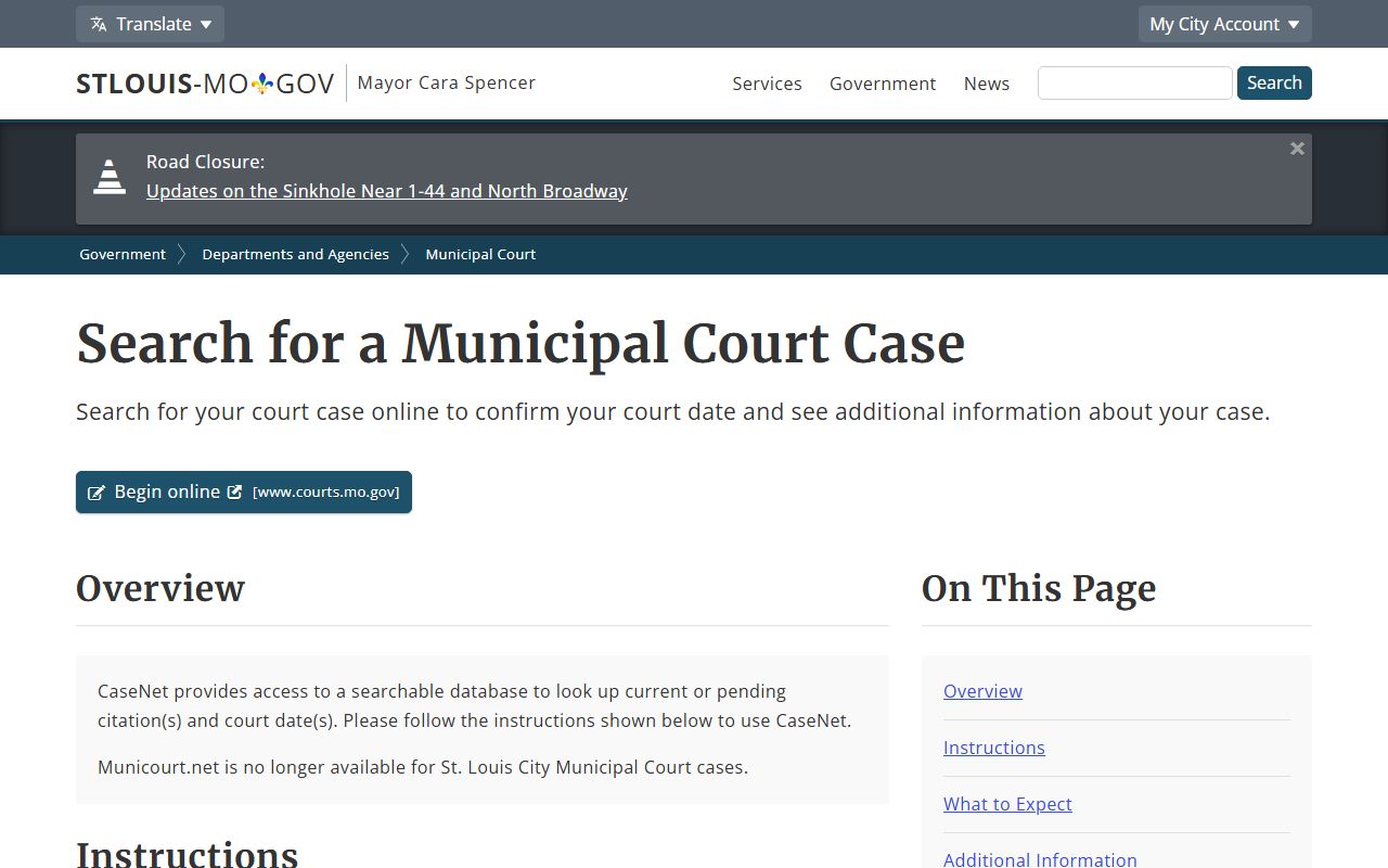 Bollinger County court records after arrest Case.net search instructions